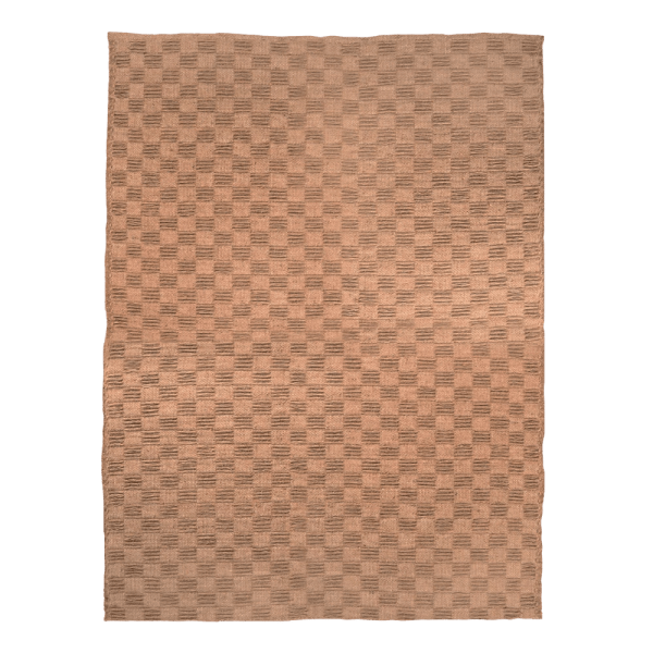 kiliim- Checkered Jute Rug - Multiple sizes