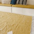 kiliim – Yellow Scattered Stitch Rug - Multiple Color - Multiple Size