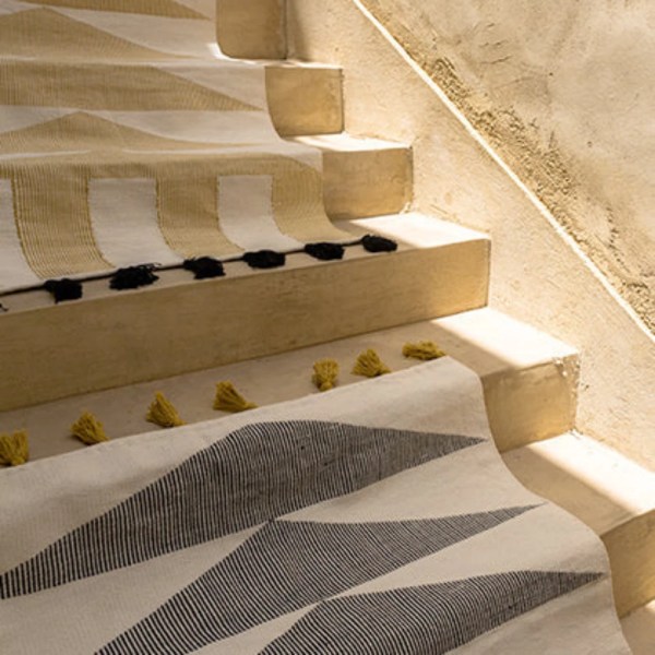 kiliim – Yellow Cascade Rug - Multiple Color - Multiple Size