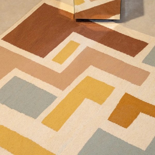 kiliim – Tetris Rug - Multiple Color - Multiple Size