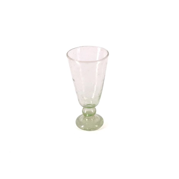 kiliim – TALL RECYCLED GLASS GOBLET - Multiple Color -  One Size Diameter 7.5 cm × Height 26.5 cm