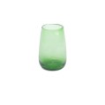kiliim Narrow Recycled Glass Cup , one Size: 7 cm diameter, 12 cm height , multi color