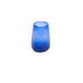 kiliim Narrow Recycled Glass Cup , one Size: 7 cm diameter, 12 cm height , multi color