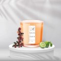 Zein - Jar massage candle and body butter 2 in 1 100% natural with cotton or wick and eco friendlyContains - fleur scent - 120 ml