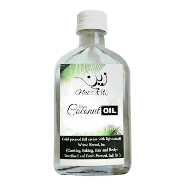 Zein - 3*1 100% Pure virgin coconut oil for Skin, Hair, and Food, 200 ml