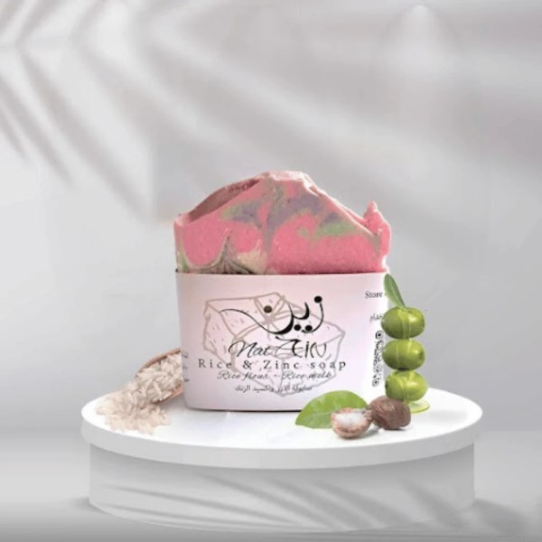 Zein - Handmade soap, for sensitive & irritated skin, Rice milk zinc butter, 100 gm