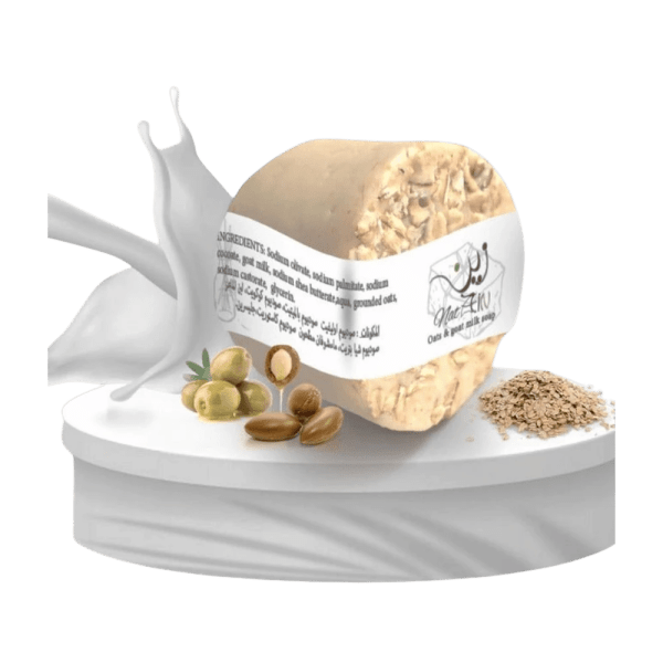 Zein - Handmade soap, for all skin types specially sensitive & skin conditions, Oatmeal & goat milk, 80 gm