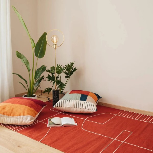 kiliim – Solid Temple Rug - Multiple Color - Multiple Size