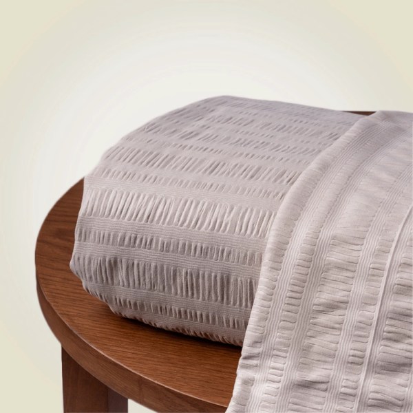 Bed&More - Duvet Cover Seersucker Embossed - Multiple sizes - Multiple colors