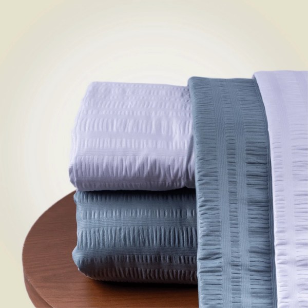 Bed&More - Duvet Cover Seersucker Embossed - Multiple sizes - Multiple colors