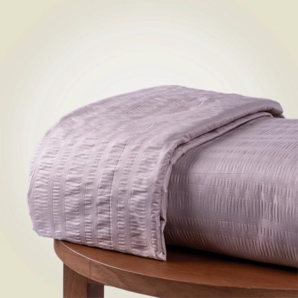 Bed&More - Duvet Cover Seersucker Embossed - Multiple sizes - Multiple colors