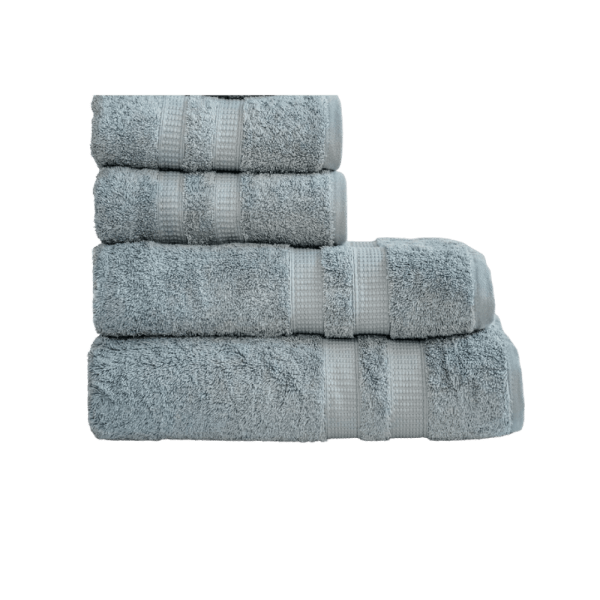 OTN Textiles - Customized Bluish Grey Set of 4Towels