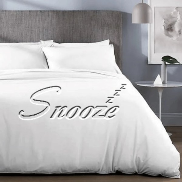 Snooze - Quilt cover ( plain color ) - Multiple sizes