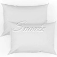 Snooze - White Plain Pillowcases