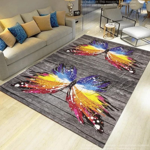 Snooze - Carpet protector (Rainbow butterfly design) 160*250 cm