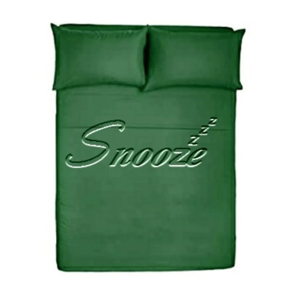 Snooze - Flat bed sheet set (Fern green) - Multiple sizes