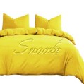 Snooze - Quilt cover, Plain Shiny yellow - Multiple sizes