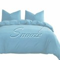 Snooze - Quilt cover, Plain Sky Blue - Multiple sizes