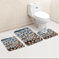Snooze - Nonslip velvet Bathroom Set 3 Pieces - Multiple colors