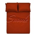Snooze - Flat bed sheet set (Brick)