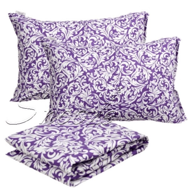 Snooze - Flat Bed Sheet (Oriental Mauve) - Multiple sizes