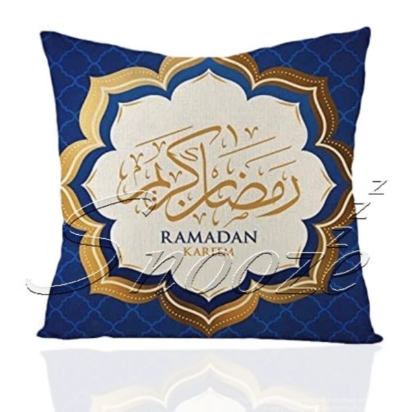 Snooze - Ramadan cushiongold blue, pack of one