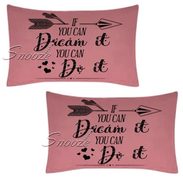 Snooze - Pillowcases set, 2pcs, 45*65 cm, Dream design - Multiple colors