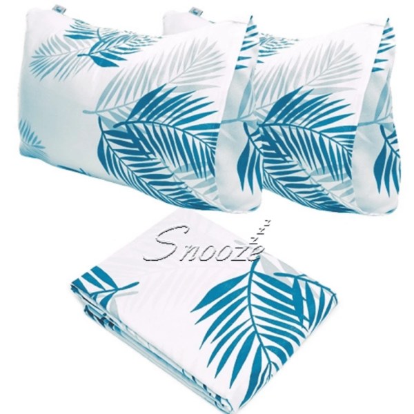 Snooze - Fitted Bed Sheet Terquaze Tropical design - Multiple sizes