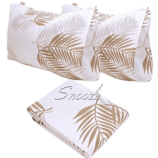 Snooze - Fitted Bed Sheet (Moca Tropical design) - Multiple sizes