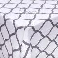 Snooze - Flat Bed Sheet (white waves design) - Multiple sizes