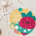 Snooze - Beach mat, strawberry design - Multiple sizes