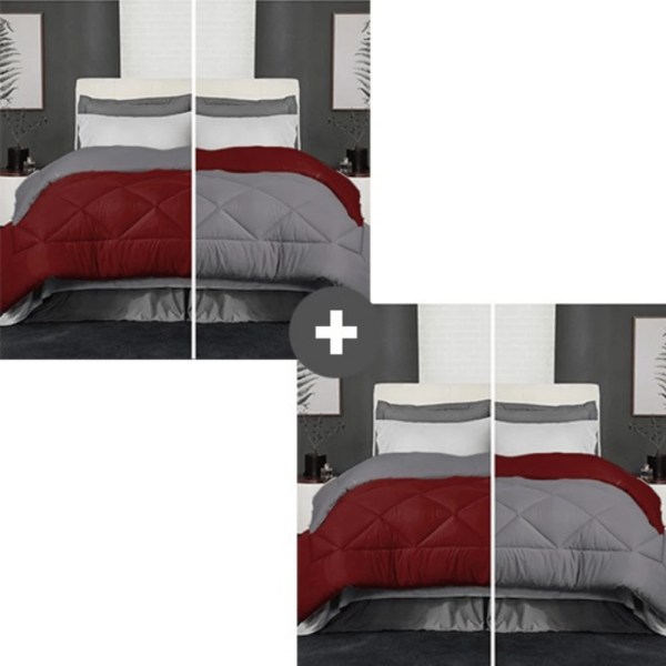 Snooze - Set of 2 single size quit 160*235 cm - Multiple colors