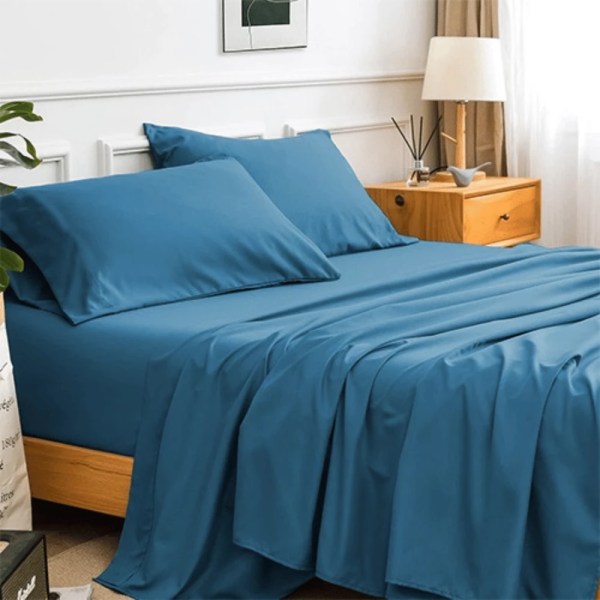 Snooze - Flat plain bed sheet set - Multiple sizes - Multiple colors