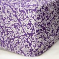 Snooze - Fitted Bed Sheet (Oriental Mauve) - Multiple sizes
