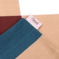 Snooze - Fitted Bed Sheet (brown caro design) - Multiple sizes