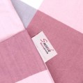 Snooze - Flat Bed Sheet (pink caro design ) - Multiple sizes