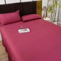 Snooze - Plain Flat bed sheet set - Multiple colors - Multiple colors