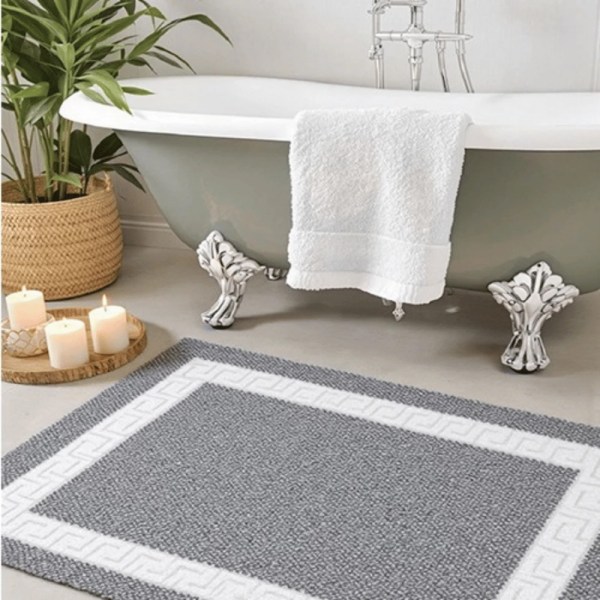 Snooze - High Absorbent Soft Bath Mat, Gray