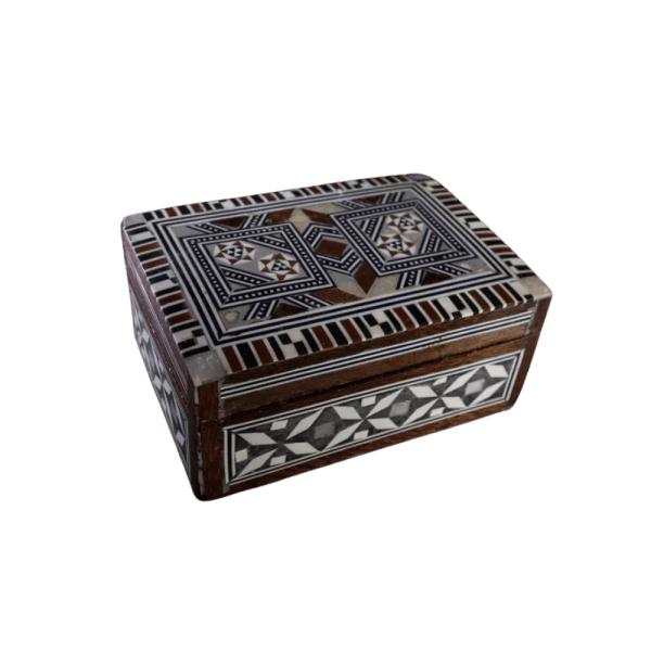 egypt online bazar - Mother of pearl wooden box - Multiple sizes - Multiple shapes