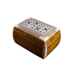 egypt online bazar - Mother of pearl wooden box - light brown - Multiple shapes