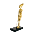 egypt online bazar - Tutankhamun statue with upper egypt crown as guard