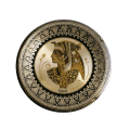 egypt online bazar - Brass plate Cleopatra - silver color