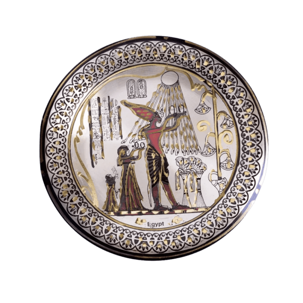 egypt online bazar - Brass plate Akhenaten