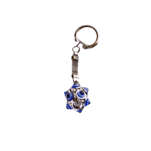 egypt online bazar - Key chain glass and metal - Multiple shapes