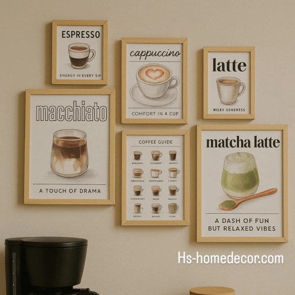 HS HOME DECOR - Coffee Wall Gallery