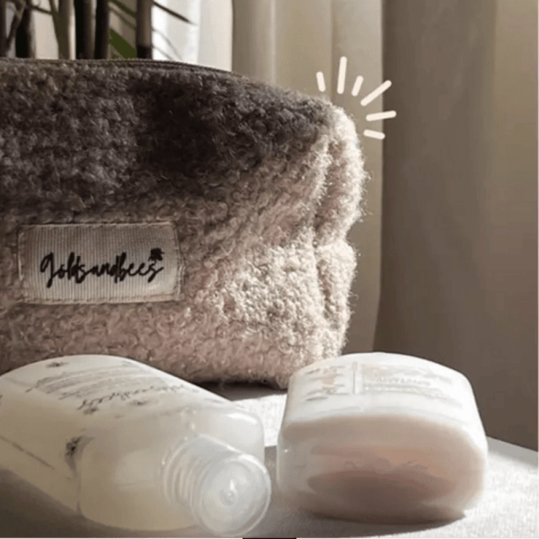 gold and bees - Our Honey & Fluffy Pouch