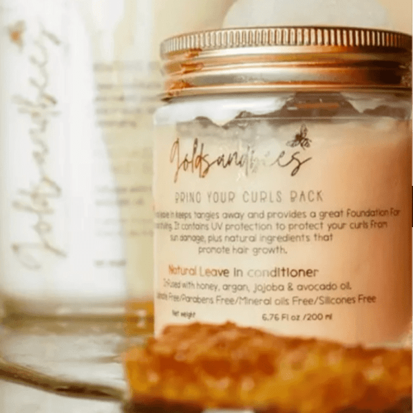 gold and bees - Honey Infused Leave In