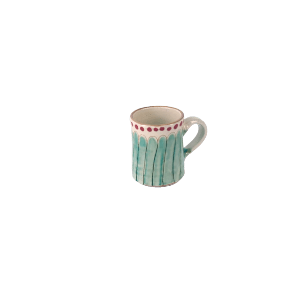 kiliim – Red Daisy Field Espresso Cup - One Color - One Size 6.5 cm × Height 8 cm