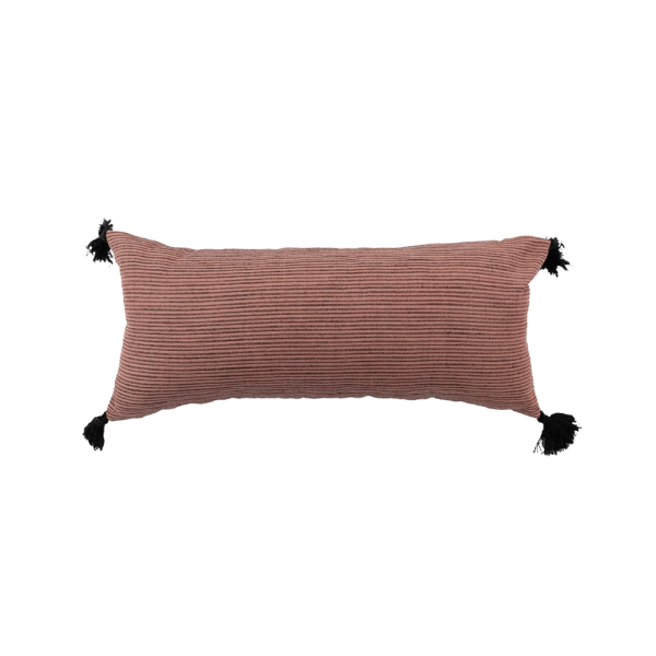 kiliim – Rose Lined Akhmim Cushion - Multiple Color - One Size 50 × 50 cm