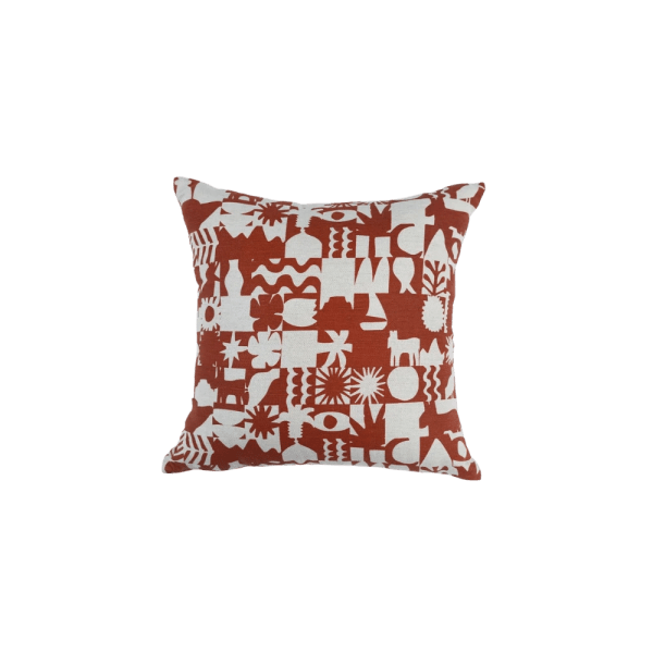 kiliim – Rumuz Cushion - Multiple Color - One Size 50 × 50 cm